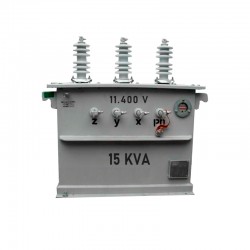 Transformador Trifasico en Aceite de 15 KVA - 11.400 v - 208 - 120 v