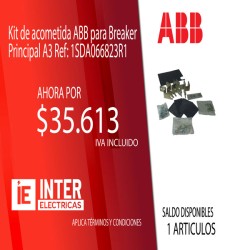 Kit de acometida ABB para Breaker Principal A3 Ref: 1SDA066823R1