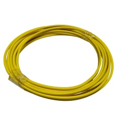 Cable de Cobre Aislado No 6 AWG LIBRE DE HALOGENOS Color Amarillo Metro - Tramo o Corta de 2 Metros