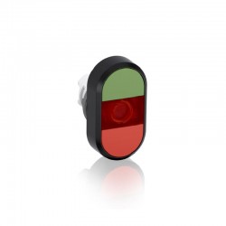 Cabeza ABB de Pulsador Doble MPD1-11R Momentaneo Rojo- Verde - Ref: 1SFA611130R1101