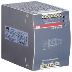 CP-T 24/5.0 Alimentacion In: 3x400-500VAC Out: 24VDC/5.0A Ref:1SVR427054R0000 (i2)