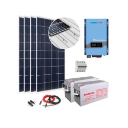 Kit Solar Off-Grid 2160W 8.6kWh dia P38345-36 I2-240617