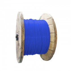 Cable de Cobre Aislado No 8 AWG LIBRE DE HALOGENOS Color Azul Metro