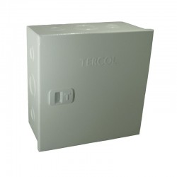 Caja Metalica de Paso 20cm x 20cm x 10cm Chapa Plastica - Ref: CE20-20-15B
