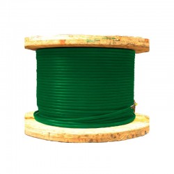 Cable de Cobre Aislado No 2 AWG THHN Color Verde Metro